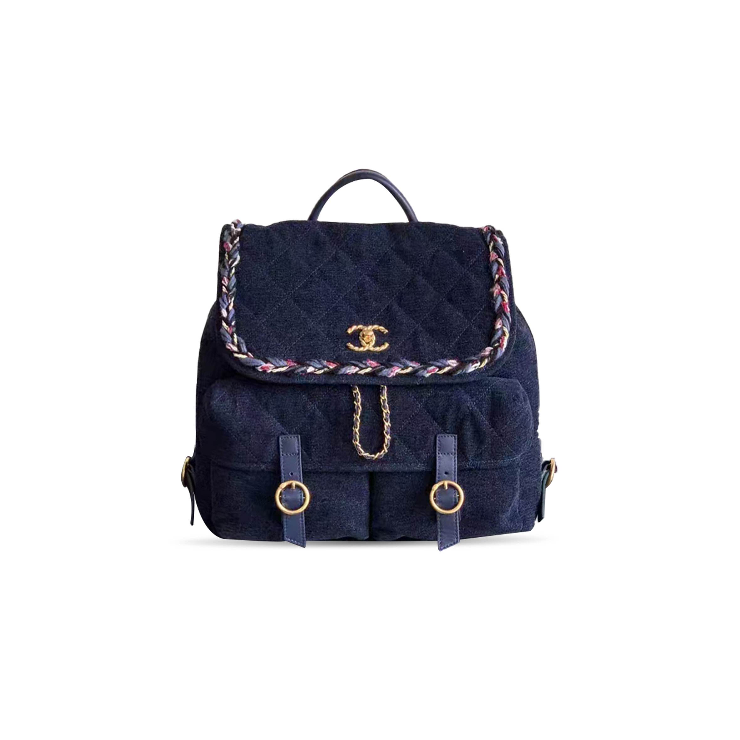 CHANEL DENIM SALZBURG BACKPACK 398151 (30*30*13cm)
